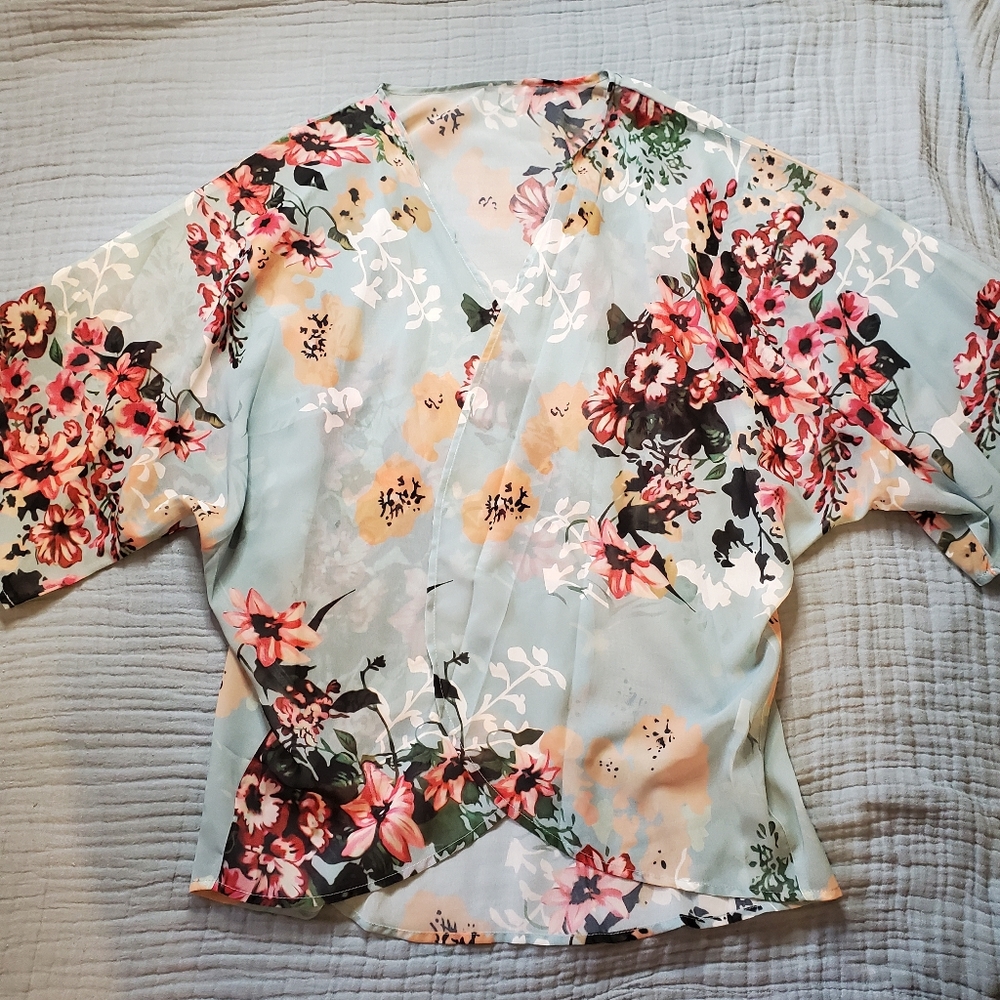 Floral kimono